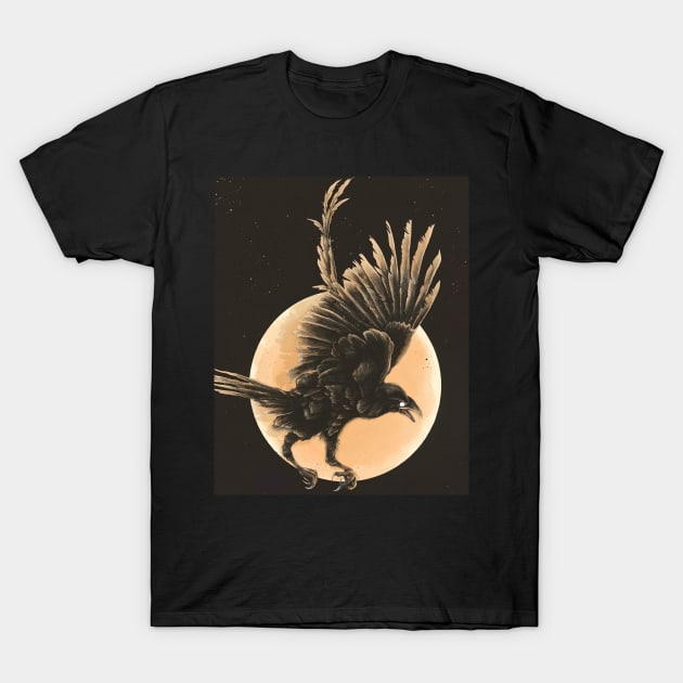 Black Crow T-Shirt by The Adoption Podcast